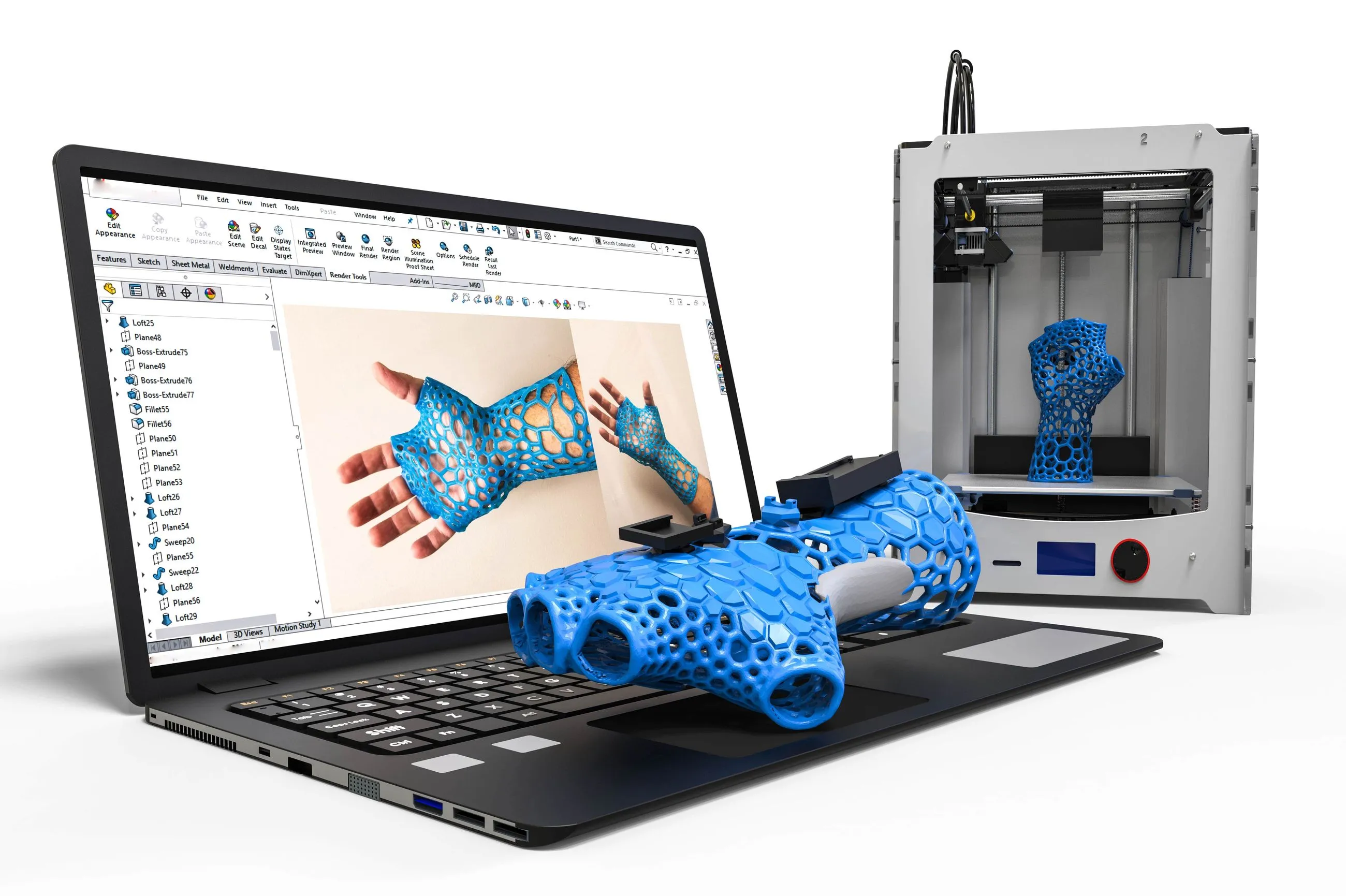 3D Design and Printing class activity